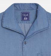 Polo Manches Longues En Coton Bleu 24h Du Mans