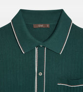 Polo R Tro En Coton Vert