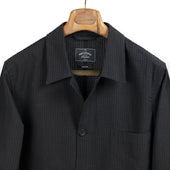 Labura Unlined Chore Jacket In Cotton Seersucker