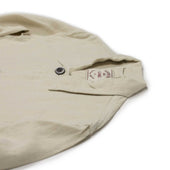 Labura Unlined Chore Jacket In Natural Washed Linen