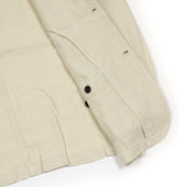 Labura Unlined Chore Jacket In Natural Washed Linen