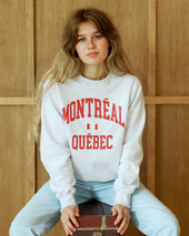 Montreal Fleece Sweatshirt Cloud Unisex