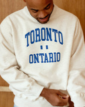 Toronto Fleece Sweatshirt Eggshell Unisex