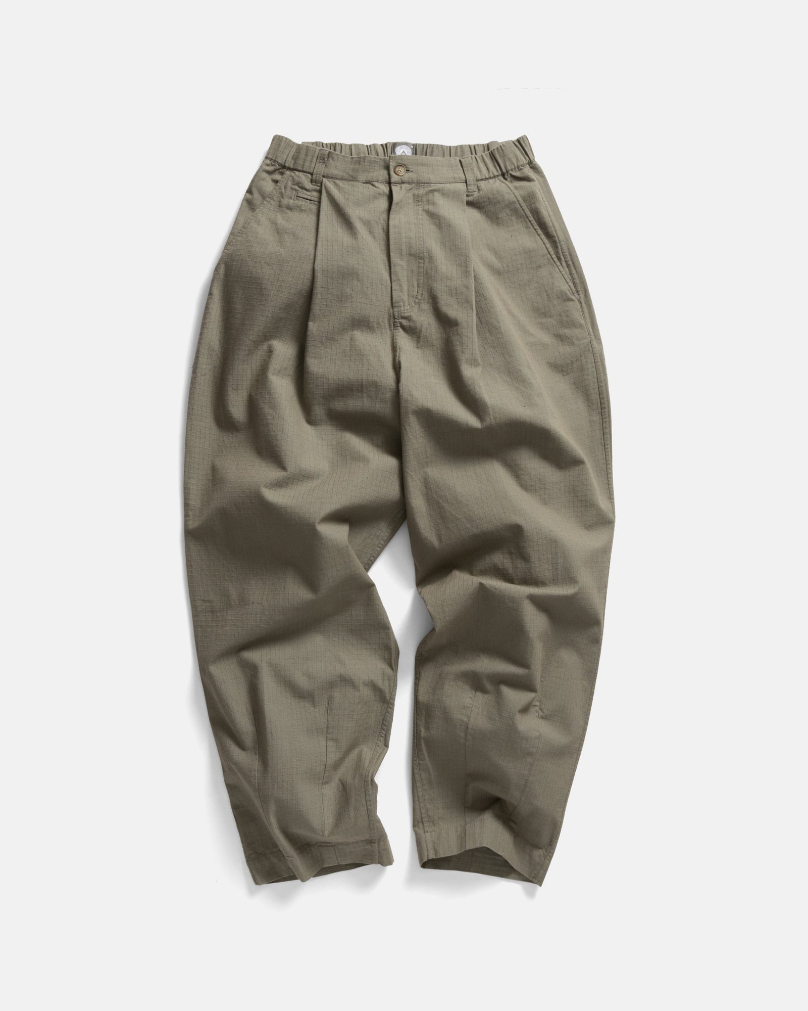 Kell Pleated Big Pant Destroyed Cotton Ripstop