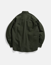 Shelter Service Shirt Morning Foliage Green Homegrown Twill