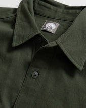 Shelter Service Shirt Morning Foliage Green Homegrown Twill