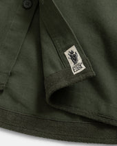 Shelter Service Shirt Morning Foliage Green Homegrown Twill