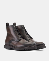 Preston Dark Brown Jumper Boot Commando 675