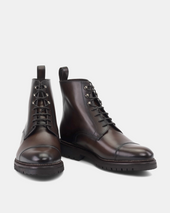 Preston Dark Brown Jumper Boot Commando 675
