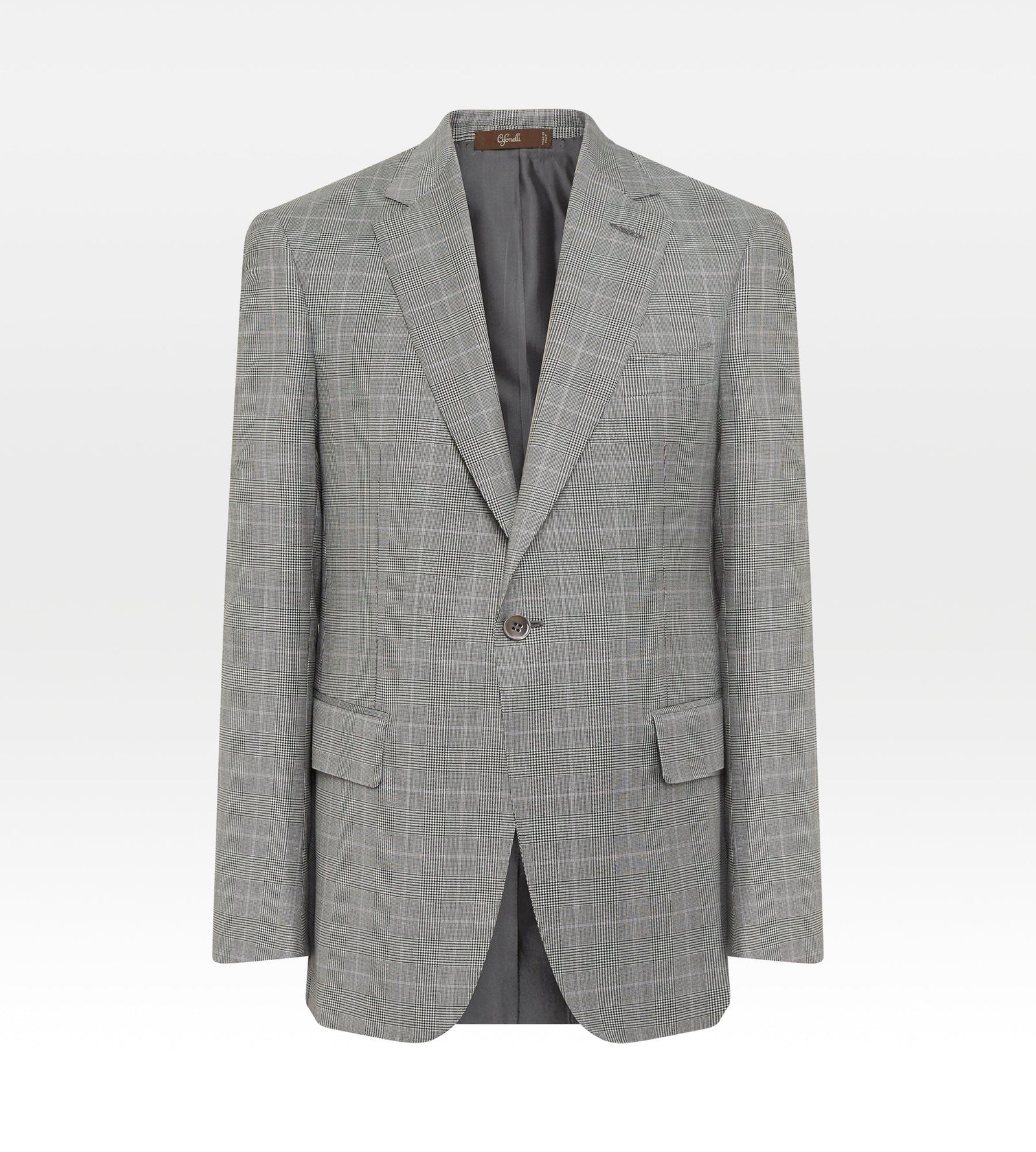 Costume 3 Pi Ces Gris En Laine Motif Prince De Galles