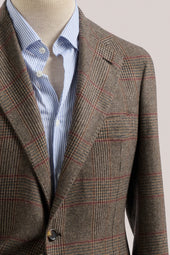 Naples Blazer - 100% Cashmere Check