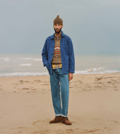 Lambswool Ribbed Knit Cap
