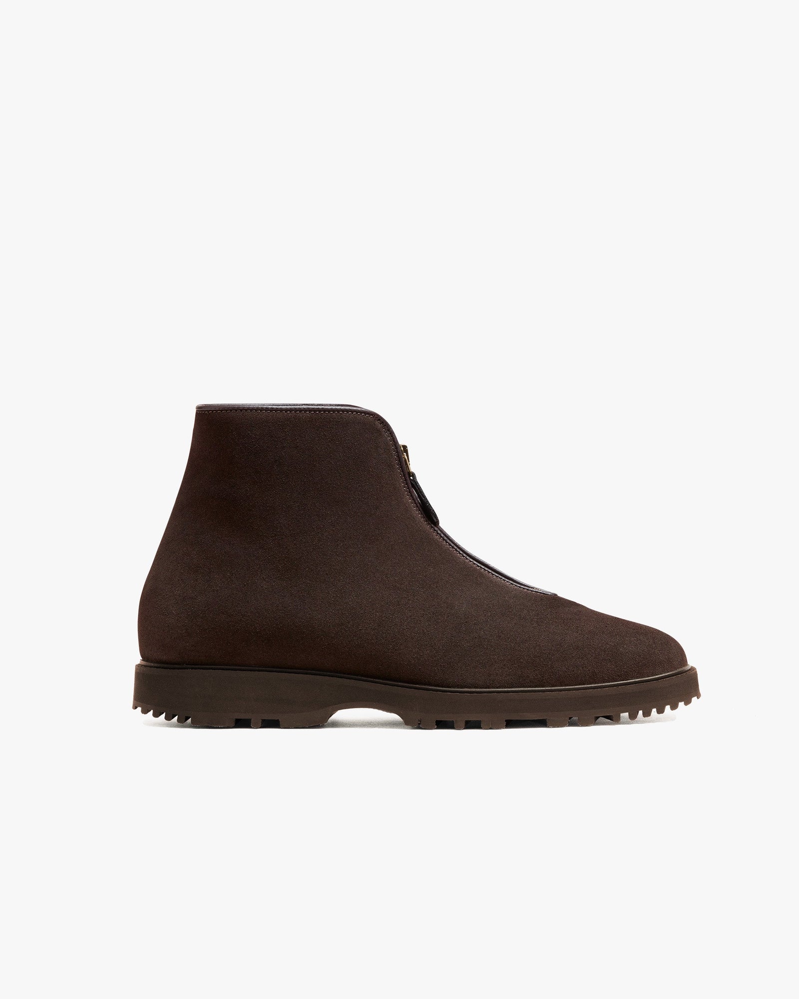 Fun S Dark Brown Suede