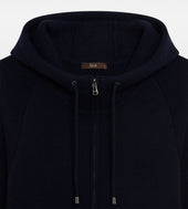 Cardigan Zipp Capuche En Cachemire