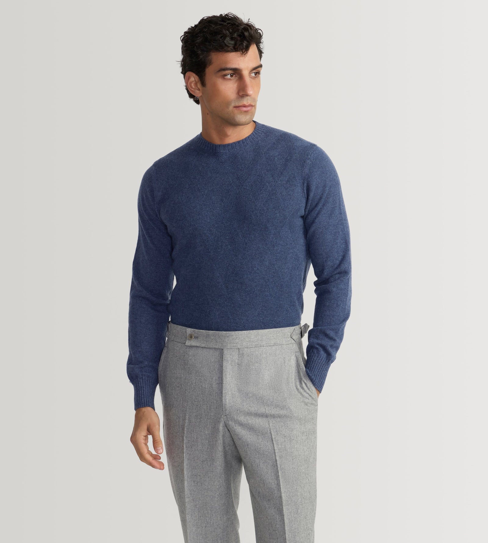 Pull Col Rond En Cachemire
