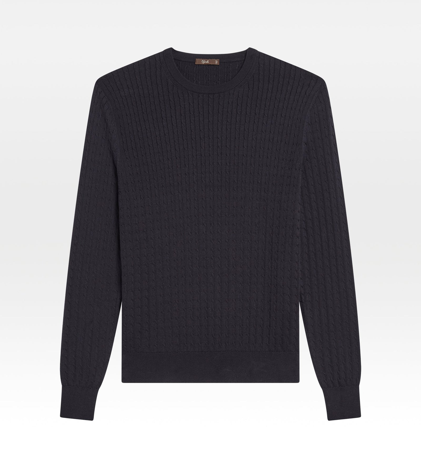 Pull Col Rond En Coton