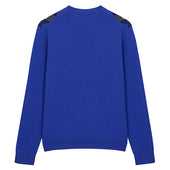 Pull En Cachemire G Om Trique Bleu