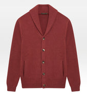 Pull Col Ch Le En Laine Framboise