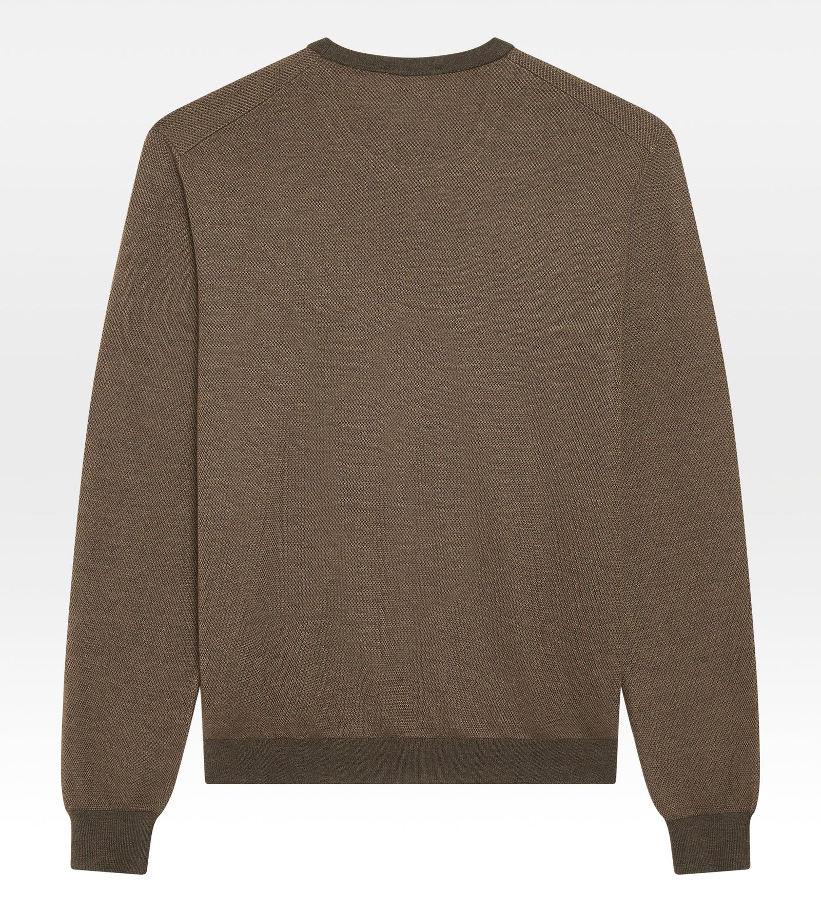 Pull fin en cachemire & soie marron