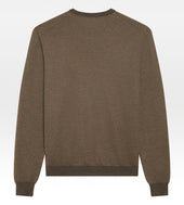 Pull fin en cachemire & soie marron