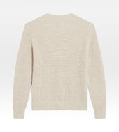 Pull Col Rond En Cachemire Et Lin
