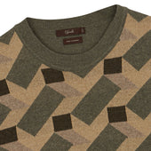 Pull En Cachemire G Om Trique Vert