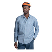 Cotton Hemp Chambray Push Button