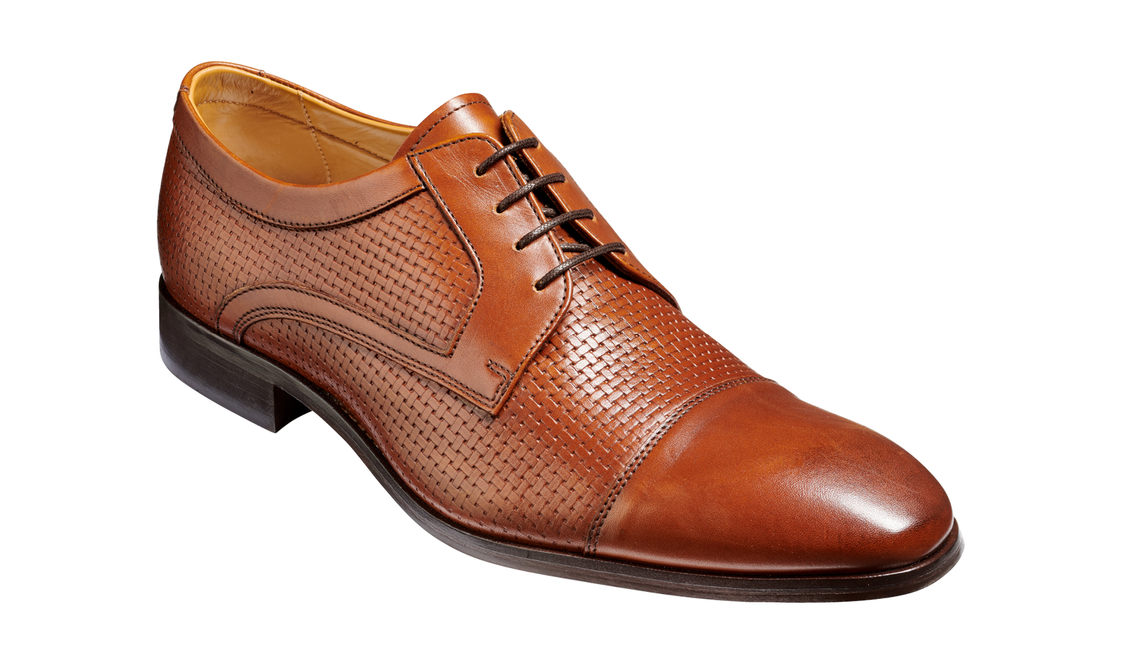 Pytchley Rosewood Calf Weave