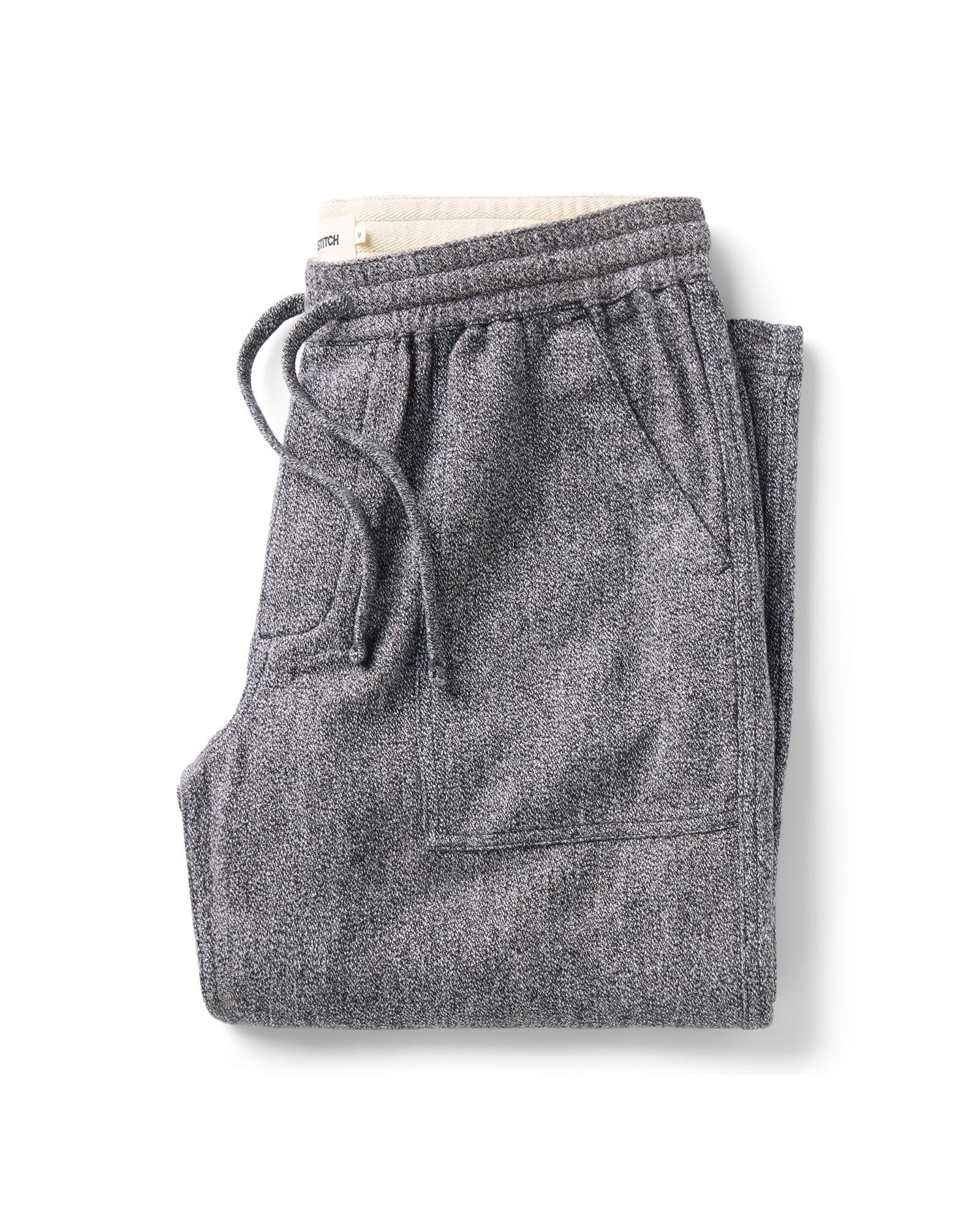 The Breakwater Pant In Grey Marl Hemp