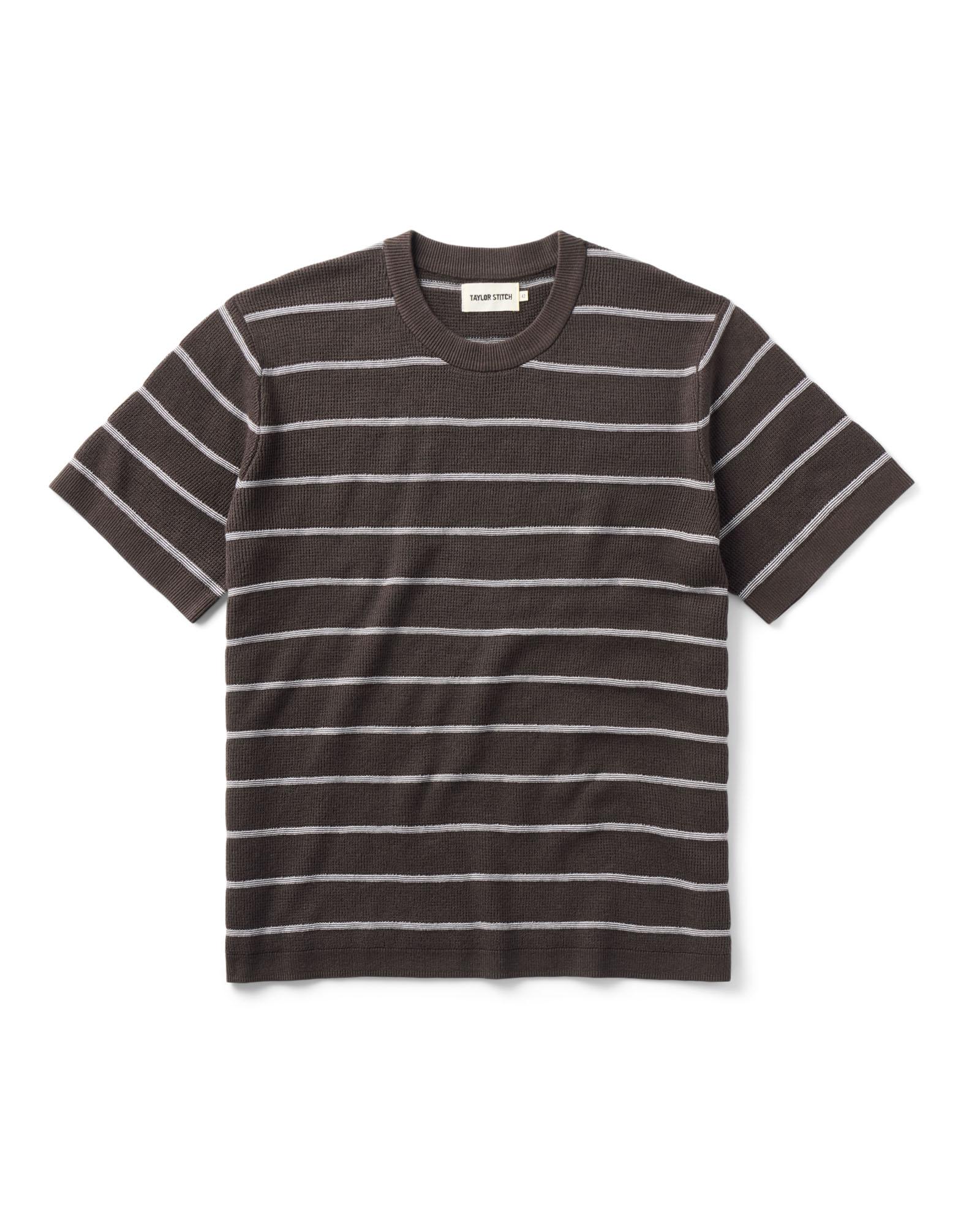 The Brody Sweater Tee In Stripe