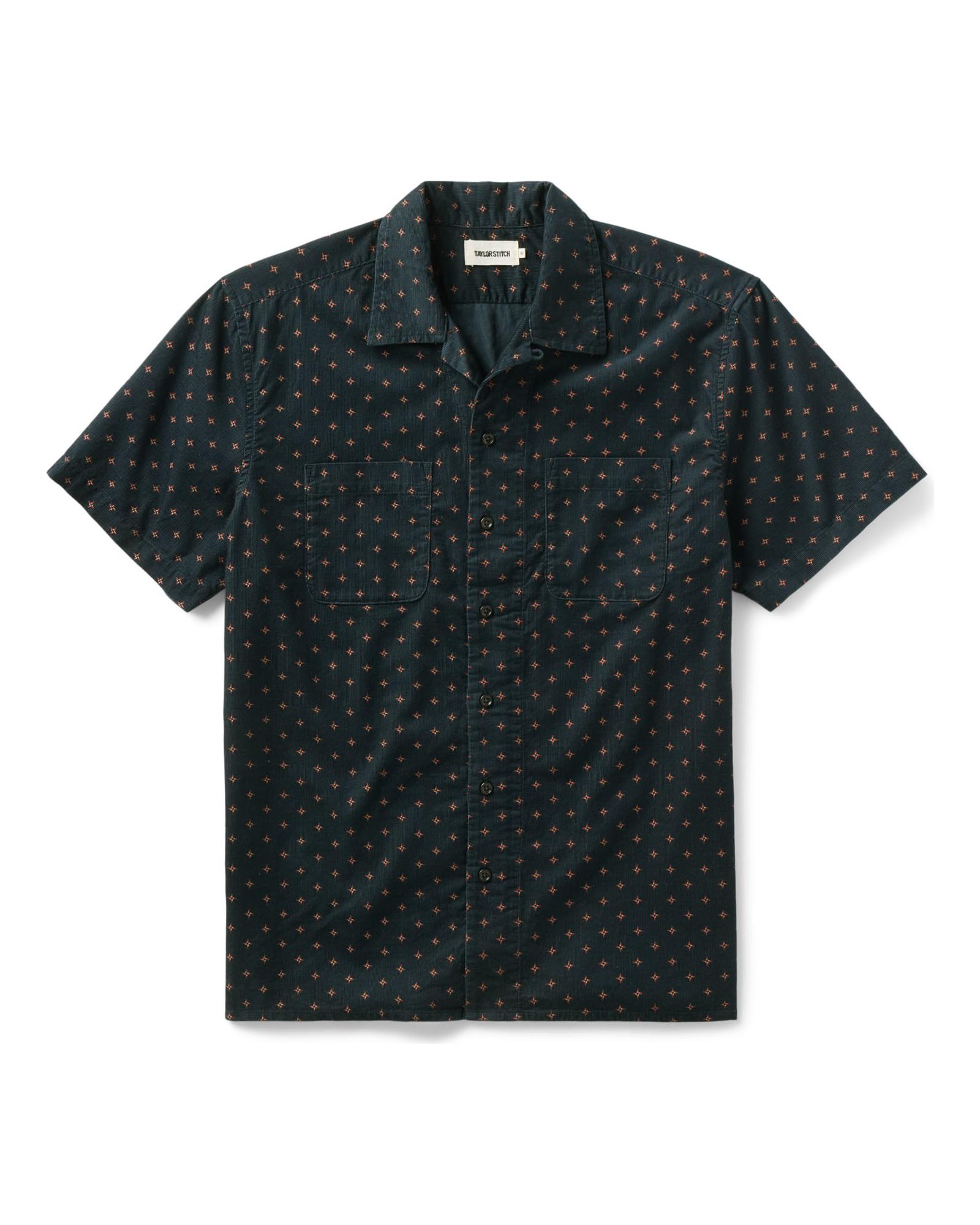 The Conrad Shirt In Pigeon Foulard Pincord