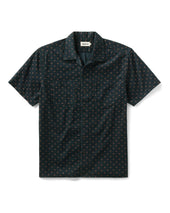 The Conrad Shirt in Navy Pigeon Foulard Pincord