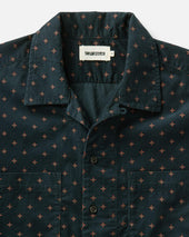 The Conrad Shirt In Pigeon Foulard Pincord