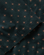 The Conrad Shirt In Pigeon Foulard Pincord