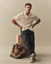The Conrad Shirt In Heather Oat Pincord