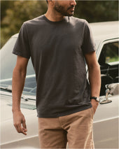 The Cotton Hemp Tee In Faded