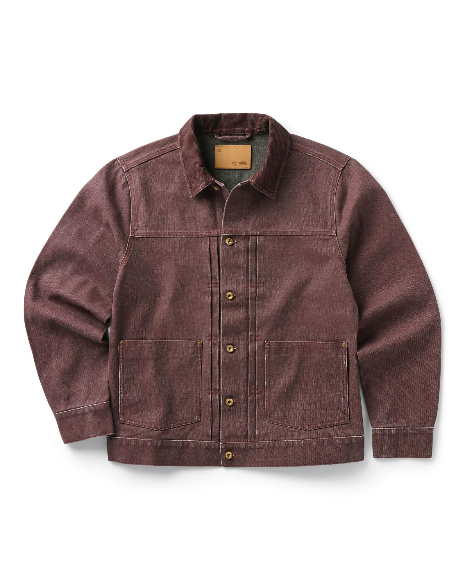 The Ryder Jacket In Chipped Canvas