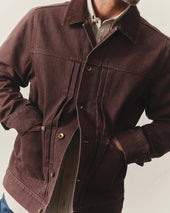 The Ryder Jacket In Chipped Canvas