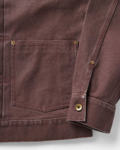 The Ryder Jacket In Chipped Canvas