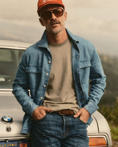The Shore Shirt In Washed Twill