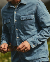 The Shore Shirt In Washed Twill