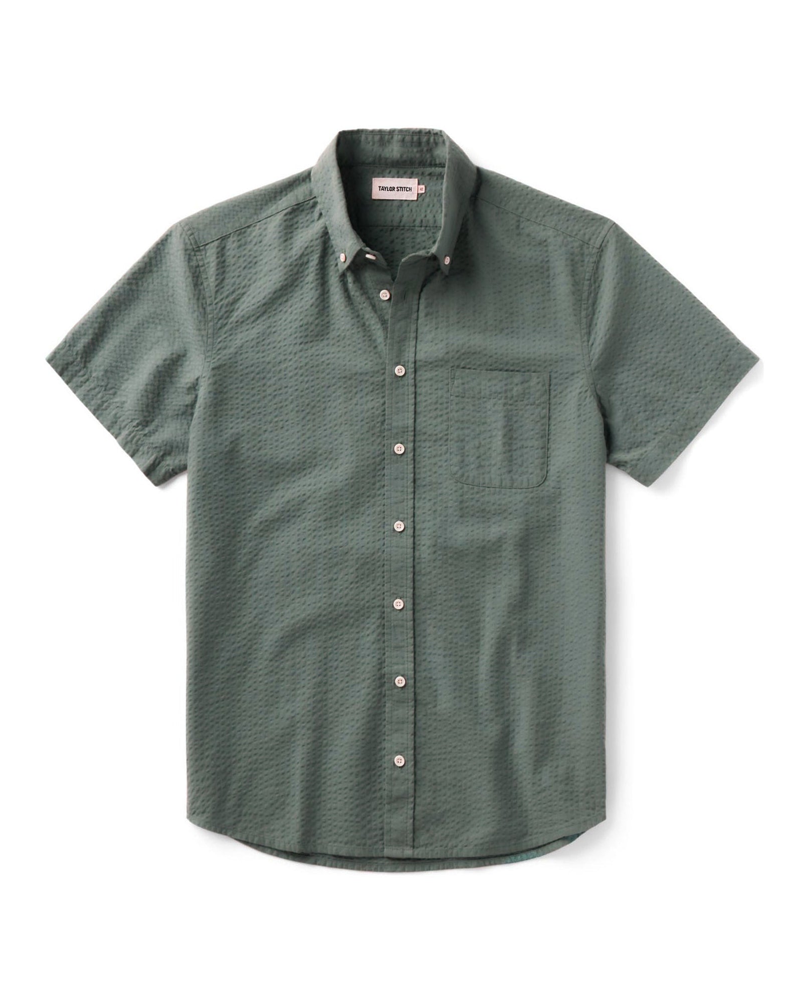 The Short Sleeve Jack In Deep Sea Seersucker
