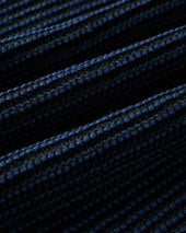 The Valencia Sweater Polo In Coal Stripe