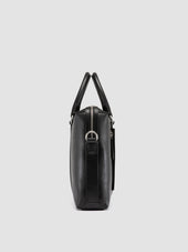 QUENTIN 019 - Black Leather Briefcase