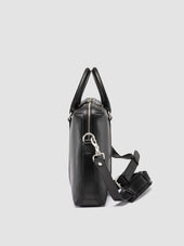 QUENTIN 019 - Black Leather Briefcase