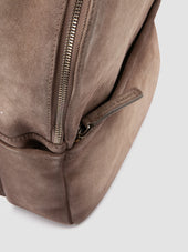 QUENTIN 20 - Grey Suede Backpack