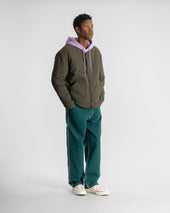 Quilted Liner Jacket (Olive)
