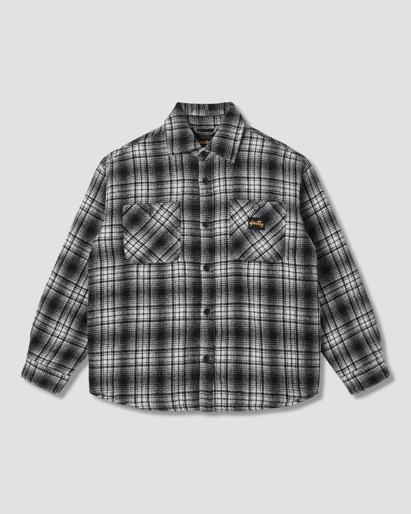 Quilted Plaid Overshirt