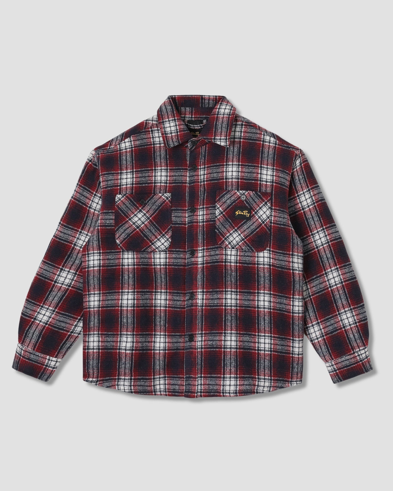 Quilted Plaid Overshirt