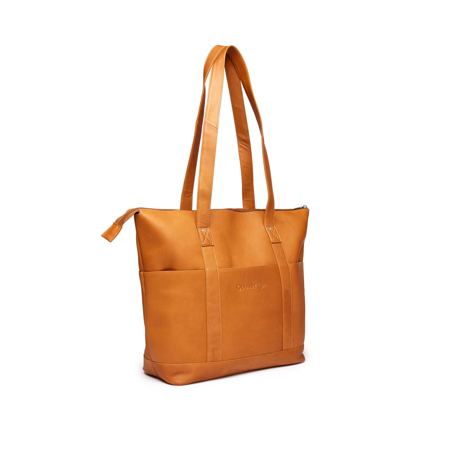 Large Multi-Pocket Tote - Tan